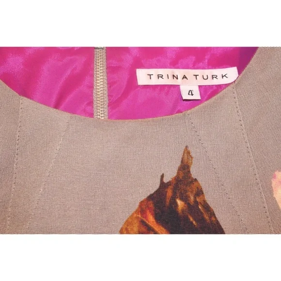 NWOT Trina Turk Mara Floral Crop Top - Picture 4 of 4